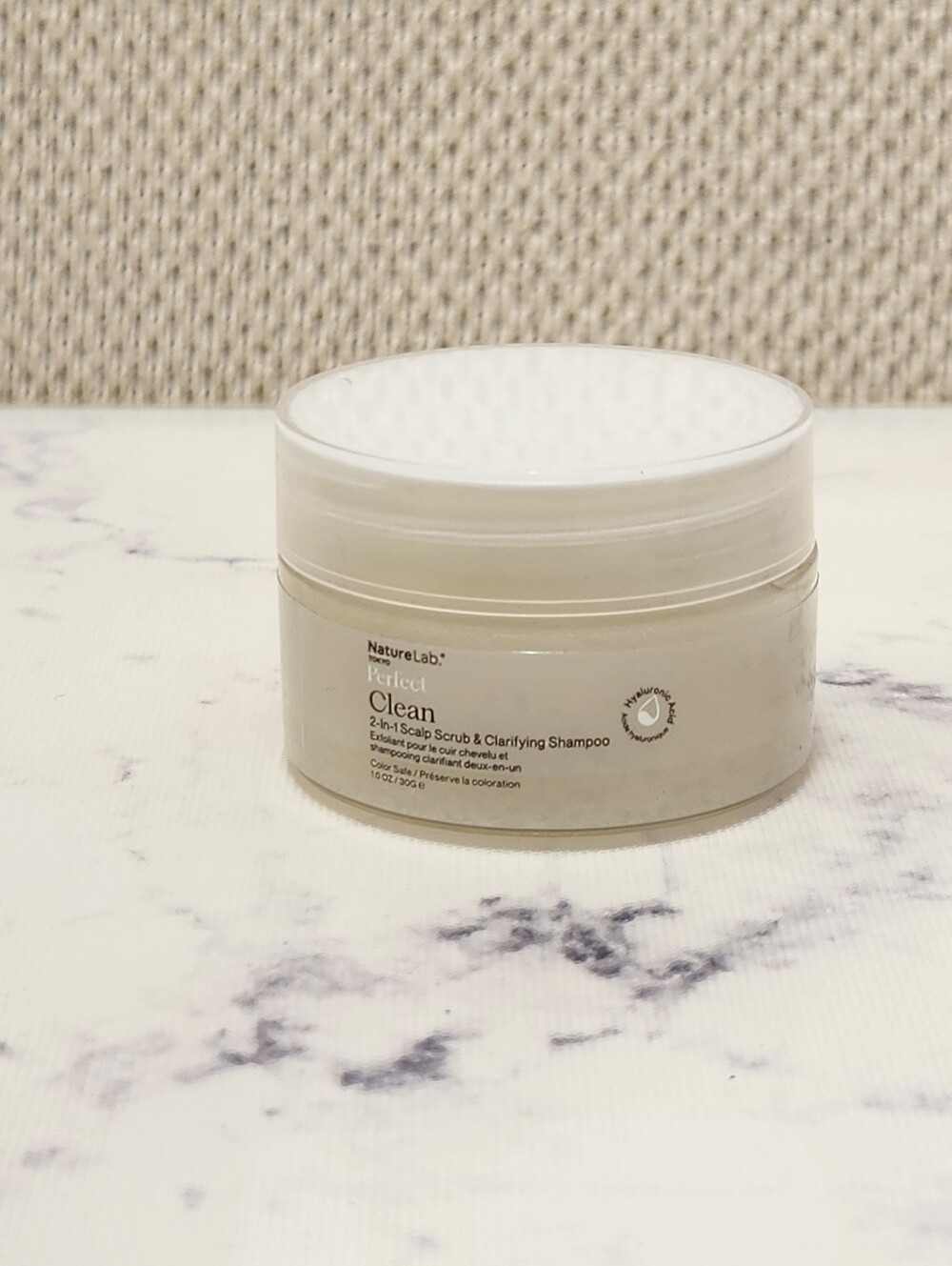 NatureLab Perfect Clean 2 in 1 Scalp Scrub & Clarifying Shampoo Travel Size 1 oz